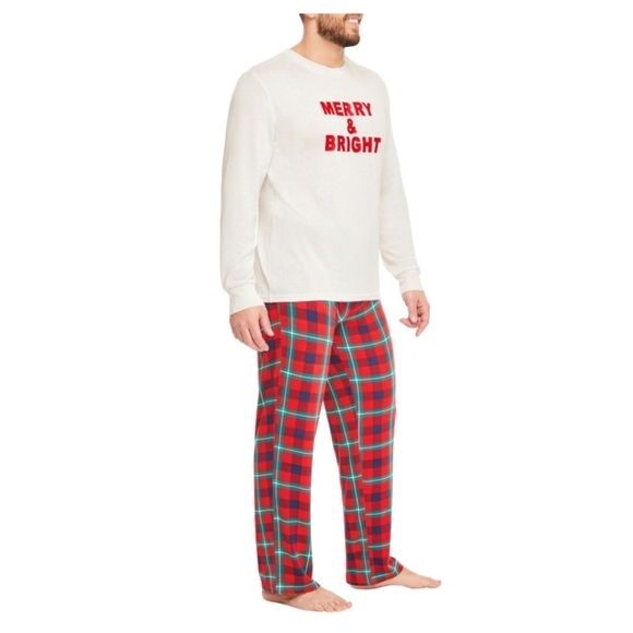 NWT PJ set for men featuring long sleeve top and long pants. size XXL #824PSP17 - Picture 8 of 8